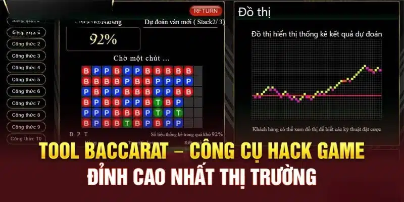 Cần nhập đúng phiên cược trong tool hack Baccarat